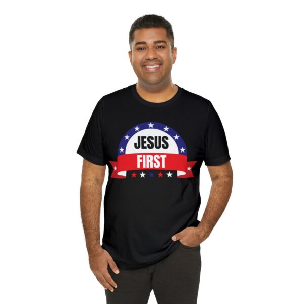 Jesus First Unisex Short Sleeve Tee - Image 9