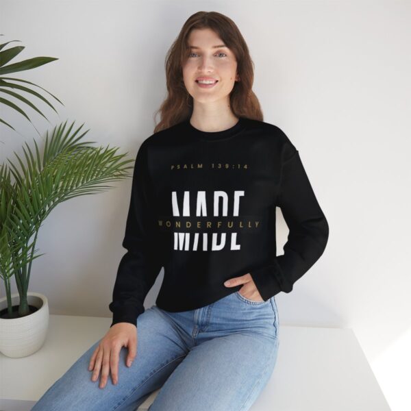 Wonderfully Made Psalms 139 Unisex Heavy Blend Crewneck Sweatshirt - Image 11