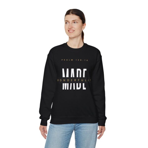 Wonderfully Made Psalms 139 Unisex Heavy Blend Crewneck Sweatshirt - Image 8