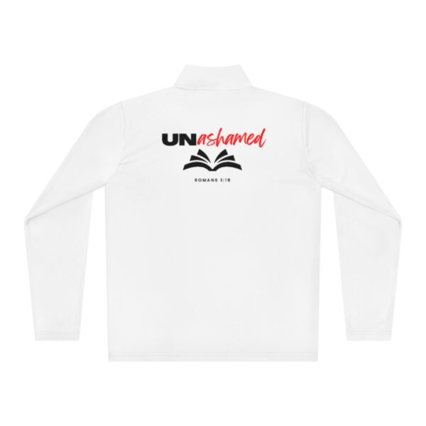 Unashamed of the Gospel Unisex Quarter-Zip Pullover - Image 6