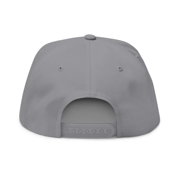 Redeemed by the Blood Flat Bill Cap (Embroidery) - Image 2