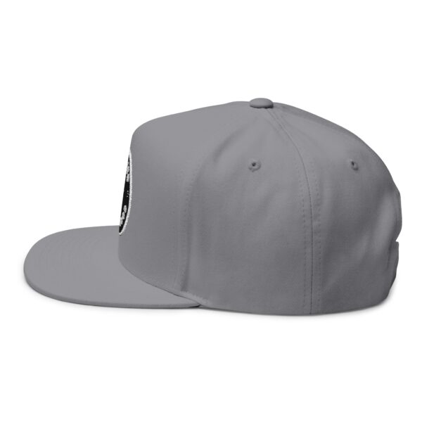 Redeemed by the Blood Flat Bill Cap (Embroidery) - Image 3