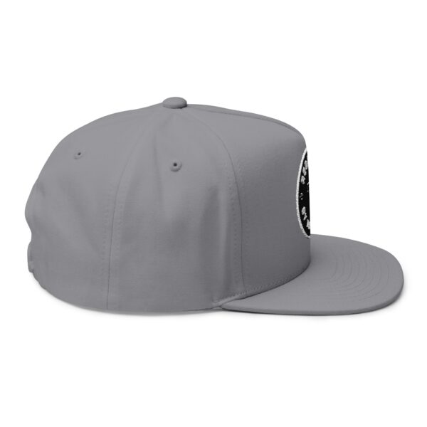 Redeemed by the Blood Flat Bill Cap (Embroidery) - Image 4
