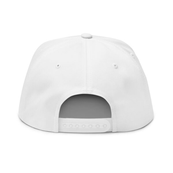 Redeemed by the Blood Flat Bill Cap (Embroidery) - Image 6